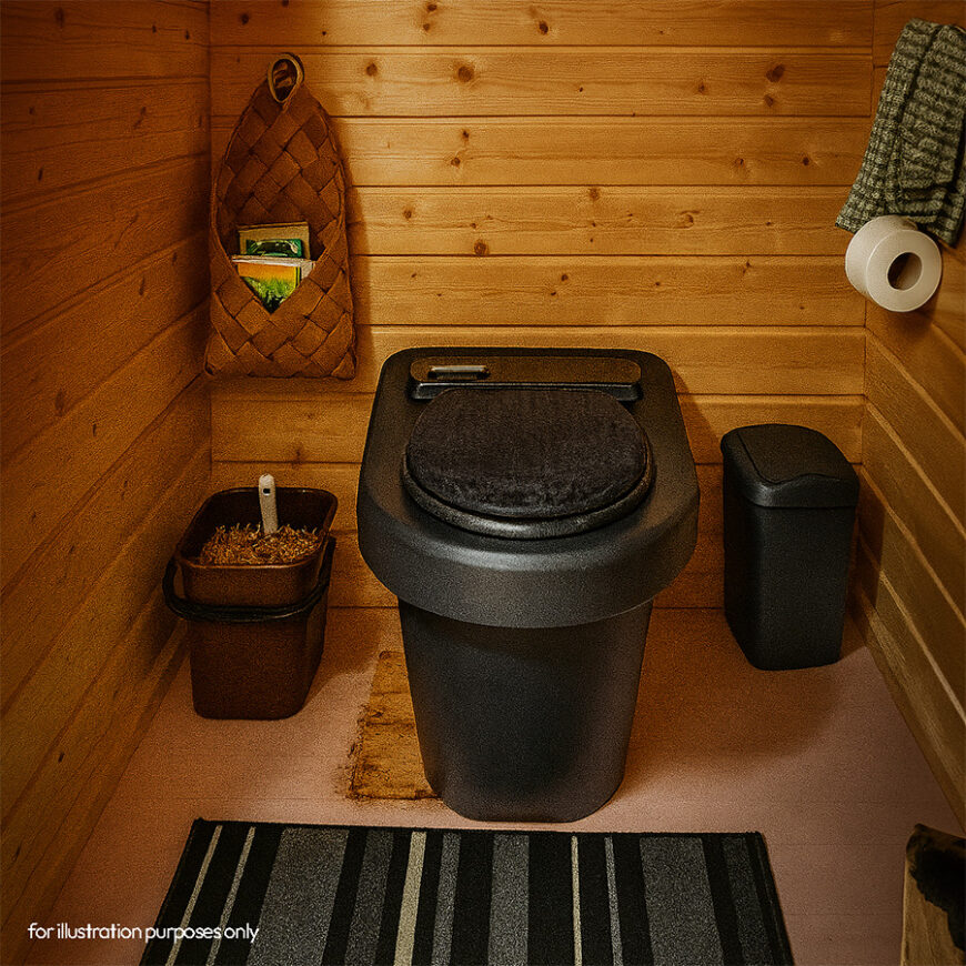 Composting Toilet Green Toilet 100 Easy illustration