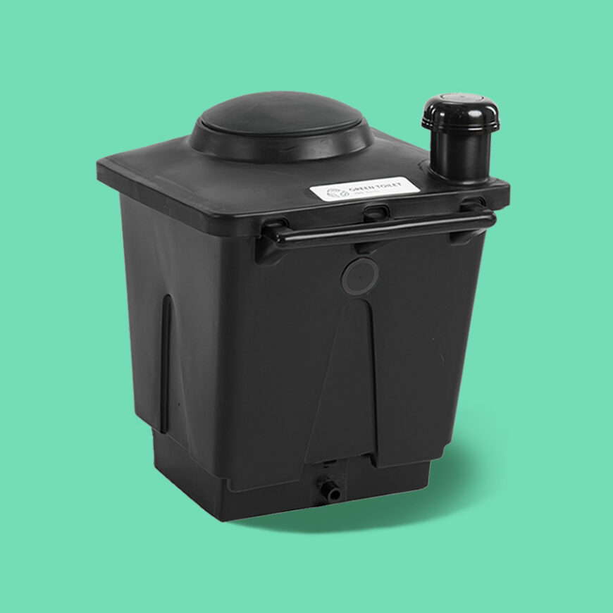 Green Toilet 120 Family spare composting container waterless toilet shop black bin updated