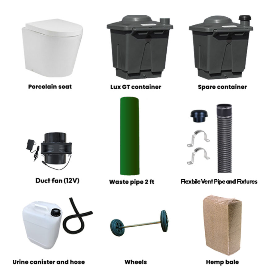 Green Toilet 330 Lux delivery contents waterless toilet shop updated 2026