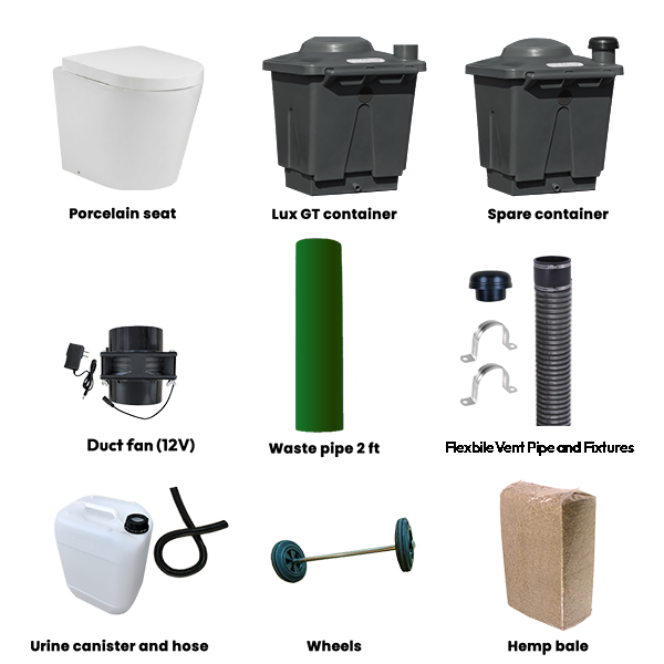 Green Toilet 330 Lux delivery contents waterless toilet shop updated 2026