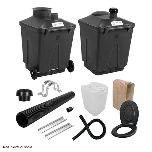 Green Toilet 330 package delivery contents wts