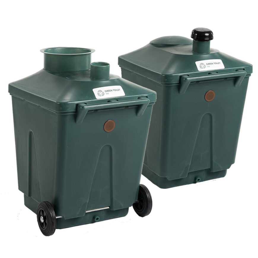 Green Toilet 330 package with spare container