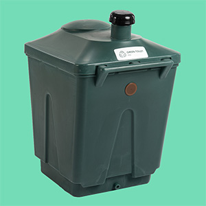 Green Toilet 330 spare container delivery contents