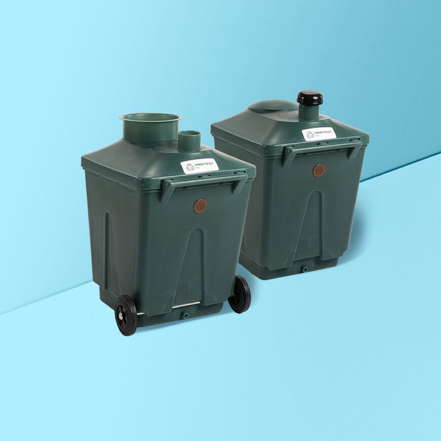 Green Toilet 330 with Spare Container Batch Composting Toilet