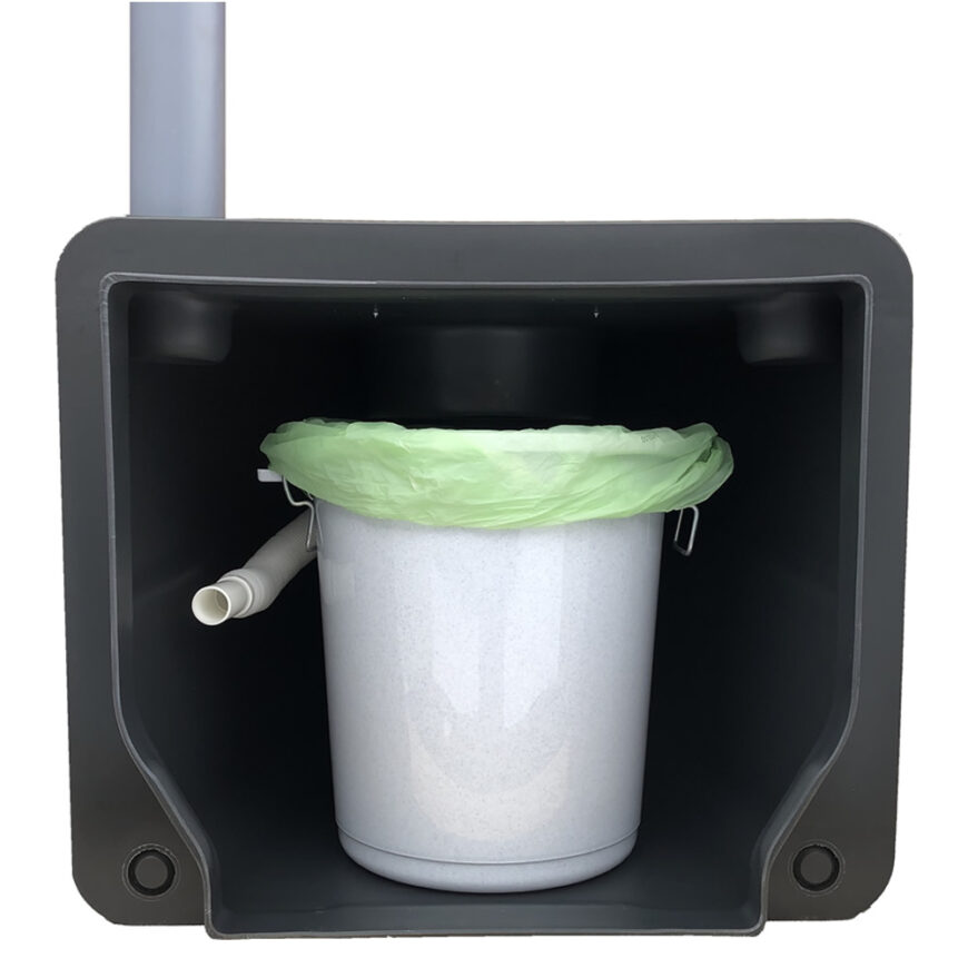 Green Toilet Light Urine Diverting Toilet (7)
