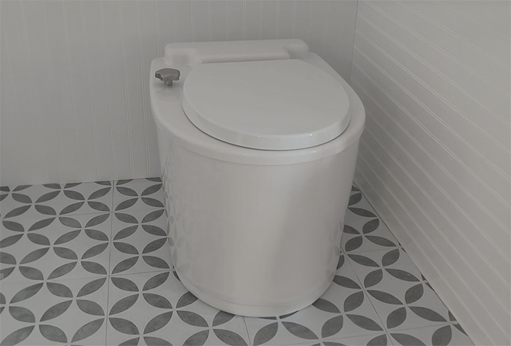 Oz-e-Pod composting toilet is a popular choice