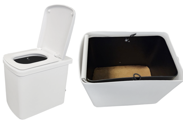 Tiny-Pod composting toilet