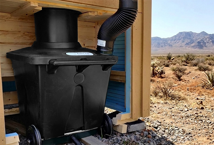 adjustable waste chute GT120 Waterless Toilet Shop