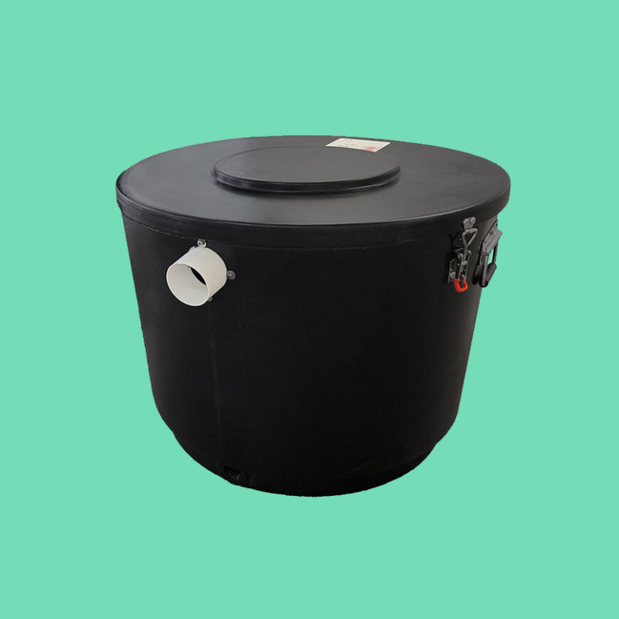 GL 90 composting toilet container closed lid spare container