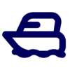 waterless toilets to boats icon blue