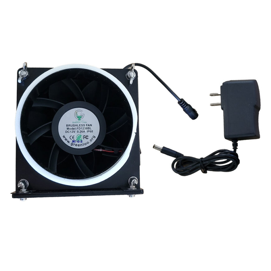 Waterless Toilet Shop - Electric fan