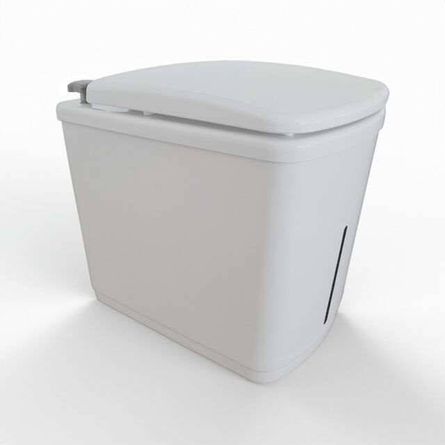 RV Pod urine-diverting waterless toilet