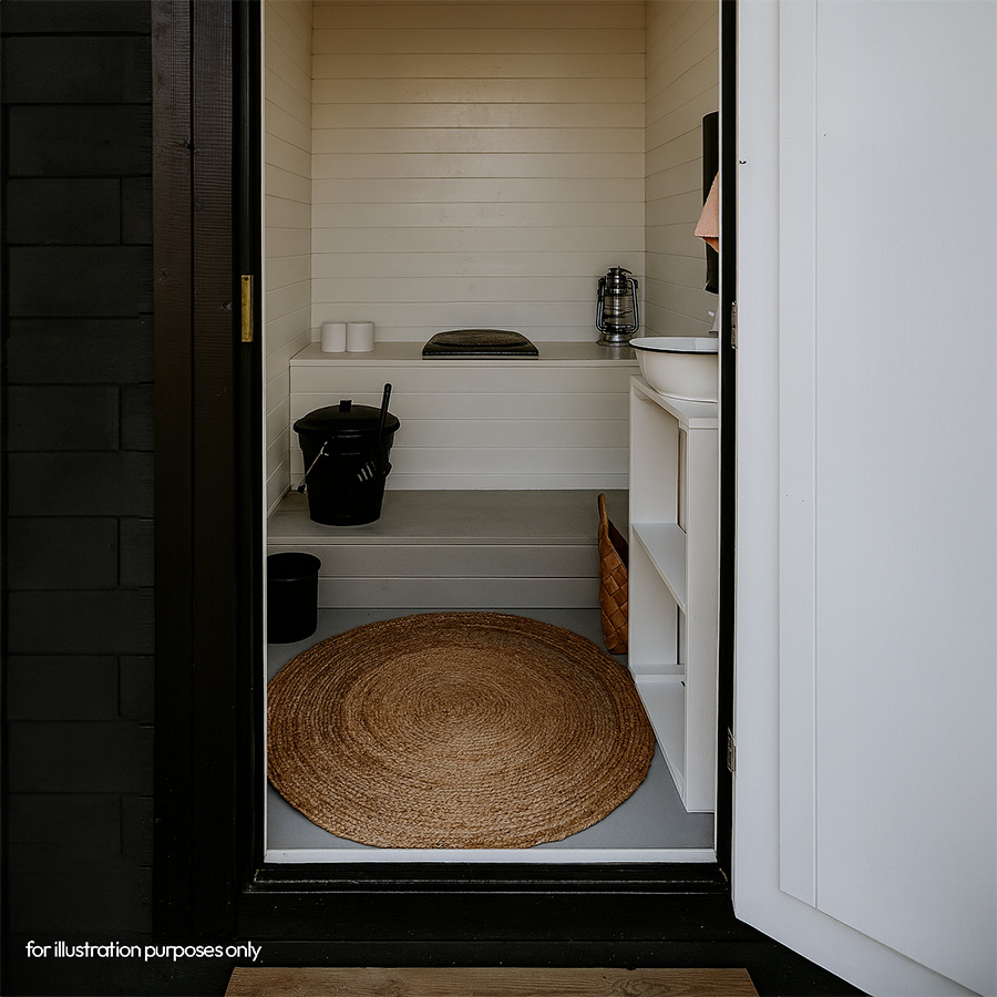outhouse from inside