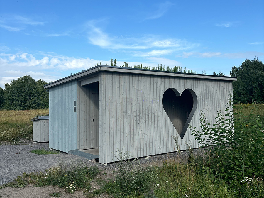 public outhouse composting toilet helsinki image