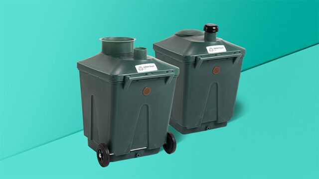 Green Toilet 330 with Spare Container Batch Composting Toilet 