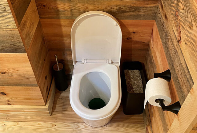 waterless toilets for family use composting toilet inside a cabin