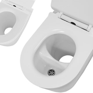 upgrade to a urine diverting pedestal