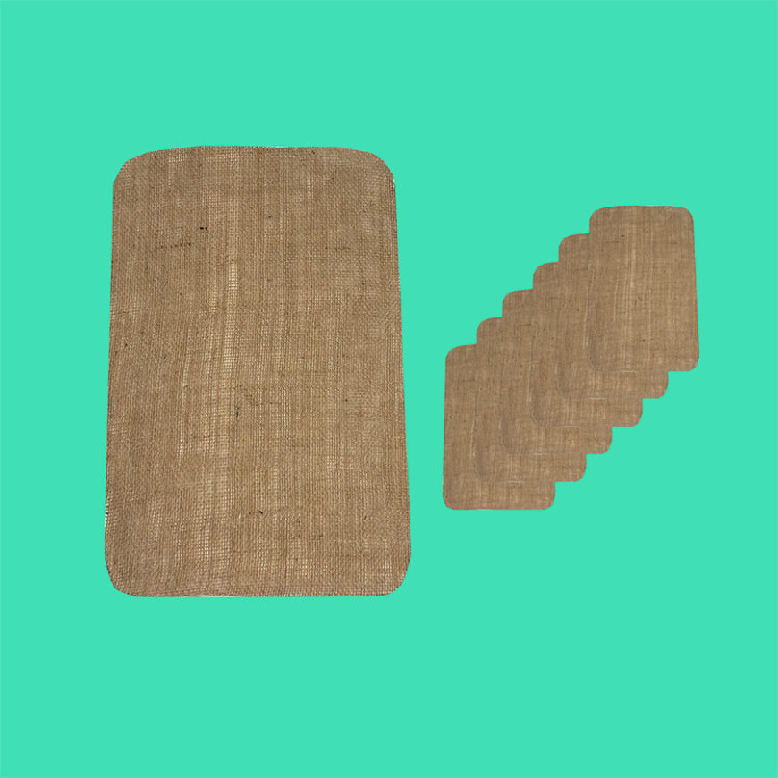 Burlap Liner Tiny Pod pack of 6