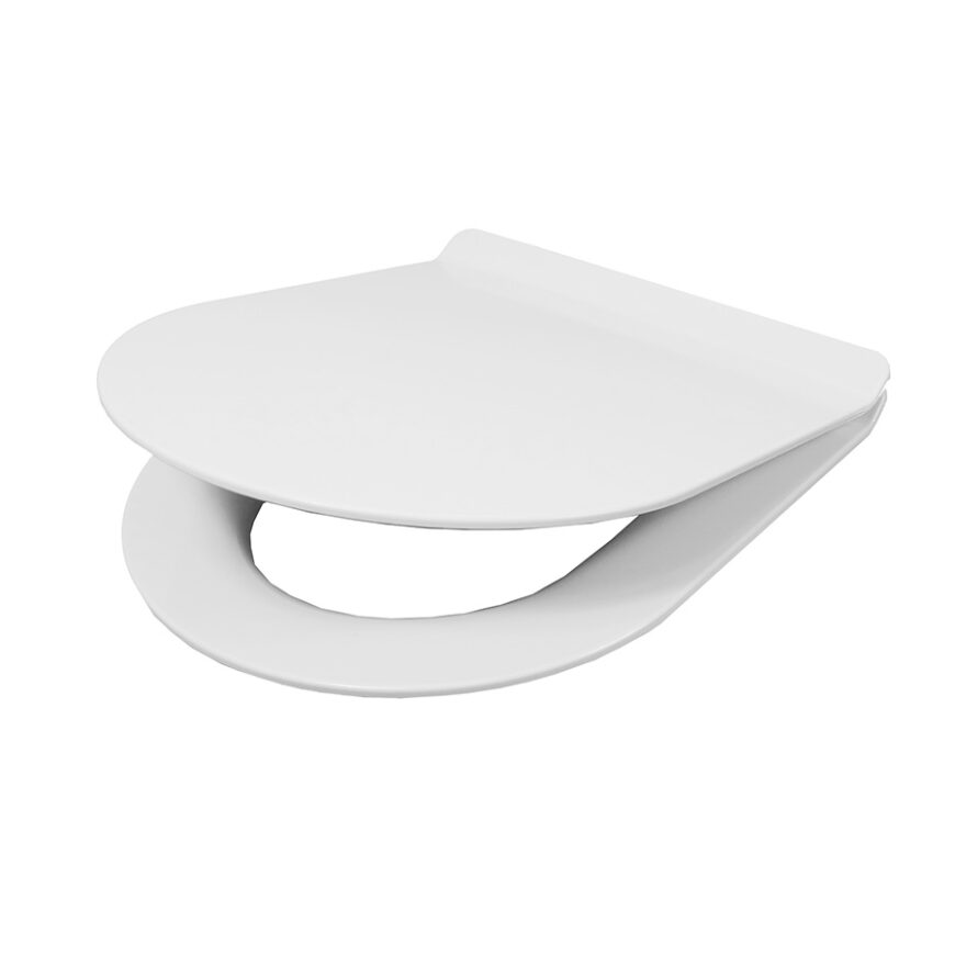 Toilet seat for porcelain toilet
