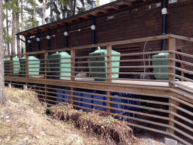 composting toilet facility execution
