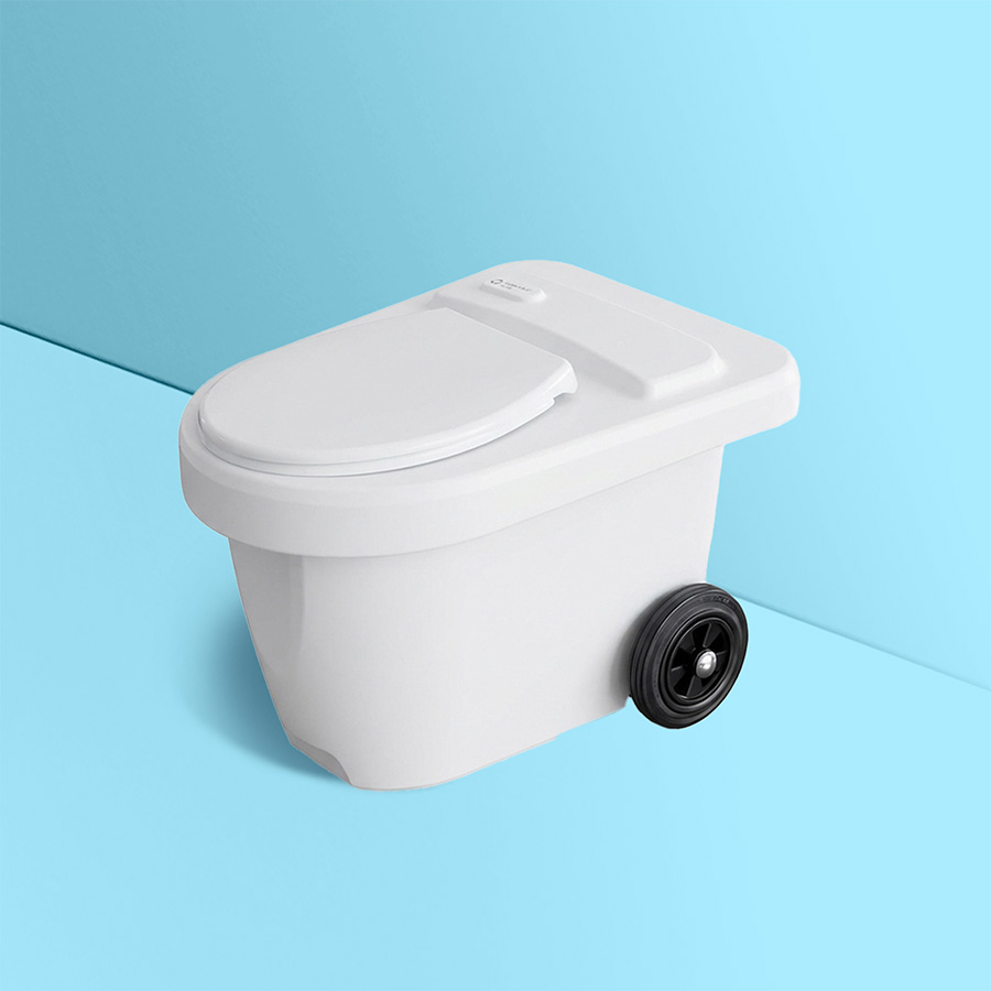 Green Toilet 100 Easy White