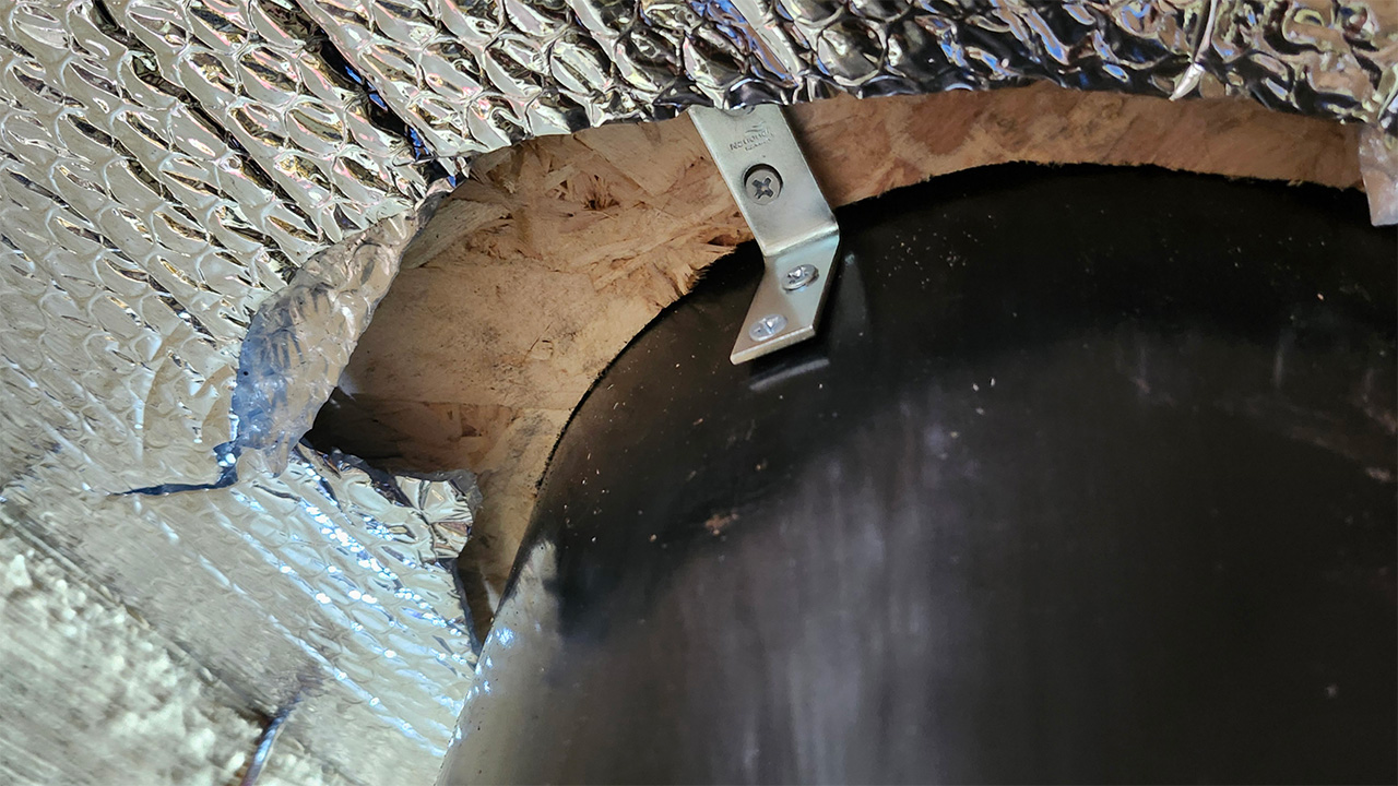 Setting the waste chute